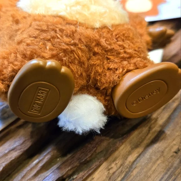 Disney Chip Plush Keychain in Brown and Cream - Picture 9 of 12